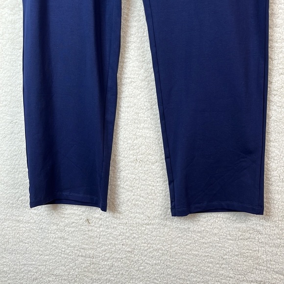NWT Avenue Womens Navy Knit Stretch Straight Pants 0X PLUS SIZE - Picture 3 of 9